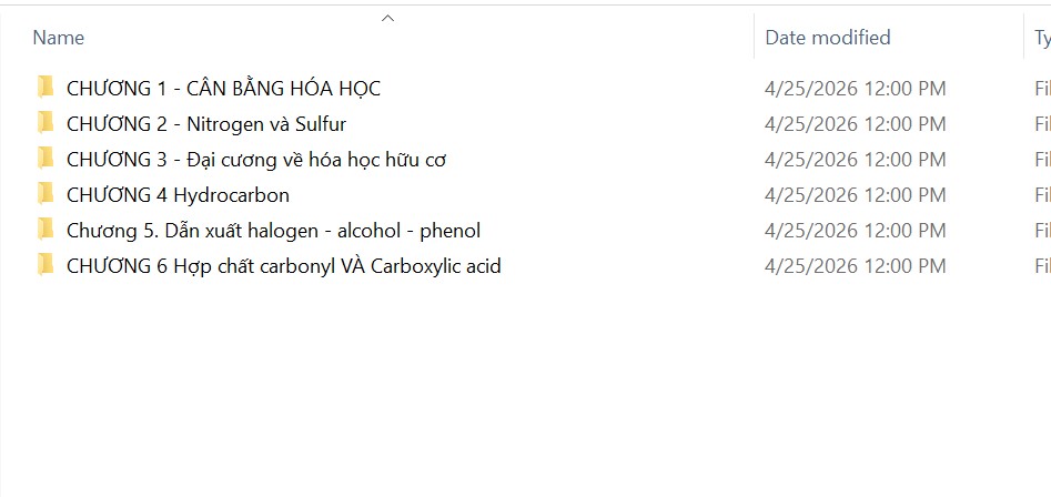 [KHO TÀI LIỆU GIÁO ÁN] TÀI LIỆU CHUYÊN ĐỀ BỒI DƯỠNG HSG HÓA HỌC LỚP 11 CẢ NĂM 2026 - SÁCH MỚI (chung 3 sách KNTT - CTST - CD)