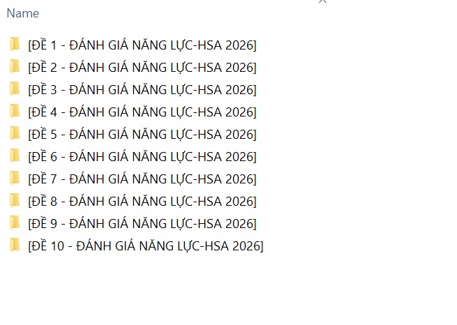 [KHO TÀI LIỆU GIÁO ÁN] TUYỂN TẬP Bộ Đề Luyện Thi ĐGNL ĐHQG Hà Nội HSA 2026 – Cập Nhật Cấu Trúc Mới, Giải Chi Tiết VIP